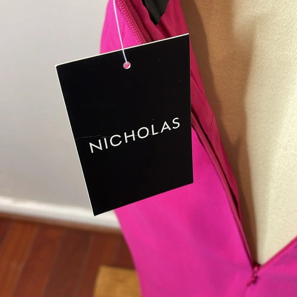Nicholas Crepe‎ Quilted Bra Dress in Fuschia - Picture 10 of 10